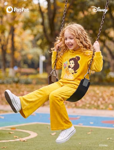 Image of Disney Marvel Outfits for Girls Long Sleeve Hoodie Pants Sets Fall Winter