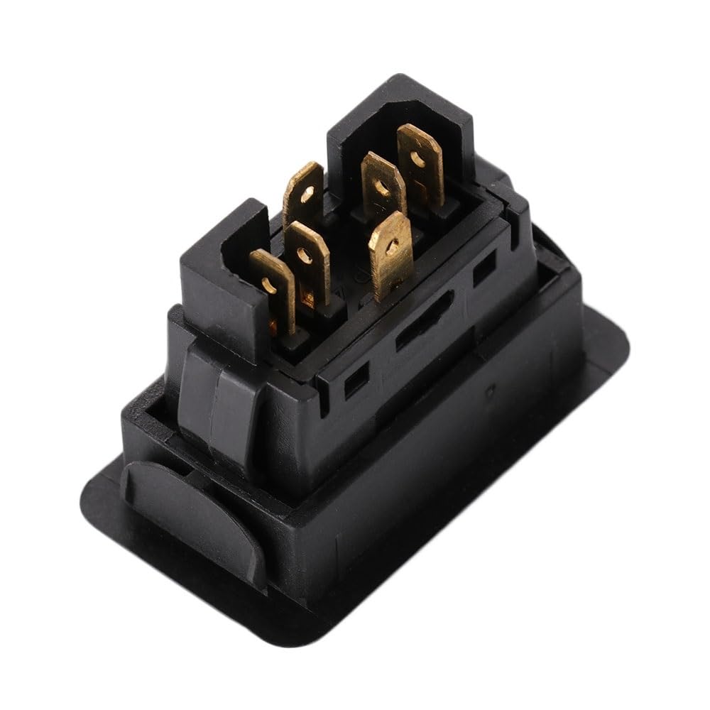 Części zamienne uniwersalny 24 V 12 V przełącznik samochodowy do elektrycznego przełącznika szyby 10A-30A 6-pinowy samochód elektryczny zasilanie okno przycisk podnośnik przełącznik akcesoria