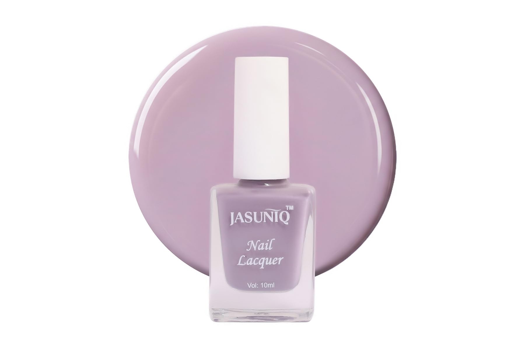 Vegan Nail Lacquer, Non Toxic, 21-Free Formula, Quick Dry, Long Lasting (DREAMY LILAC) 10ml-image-12