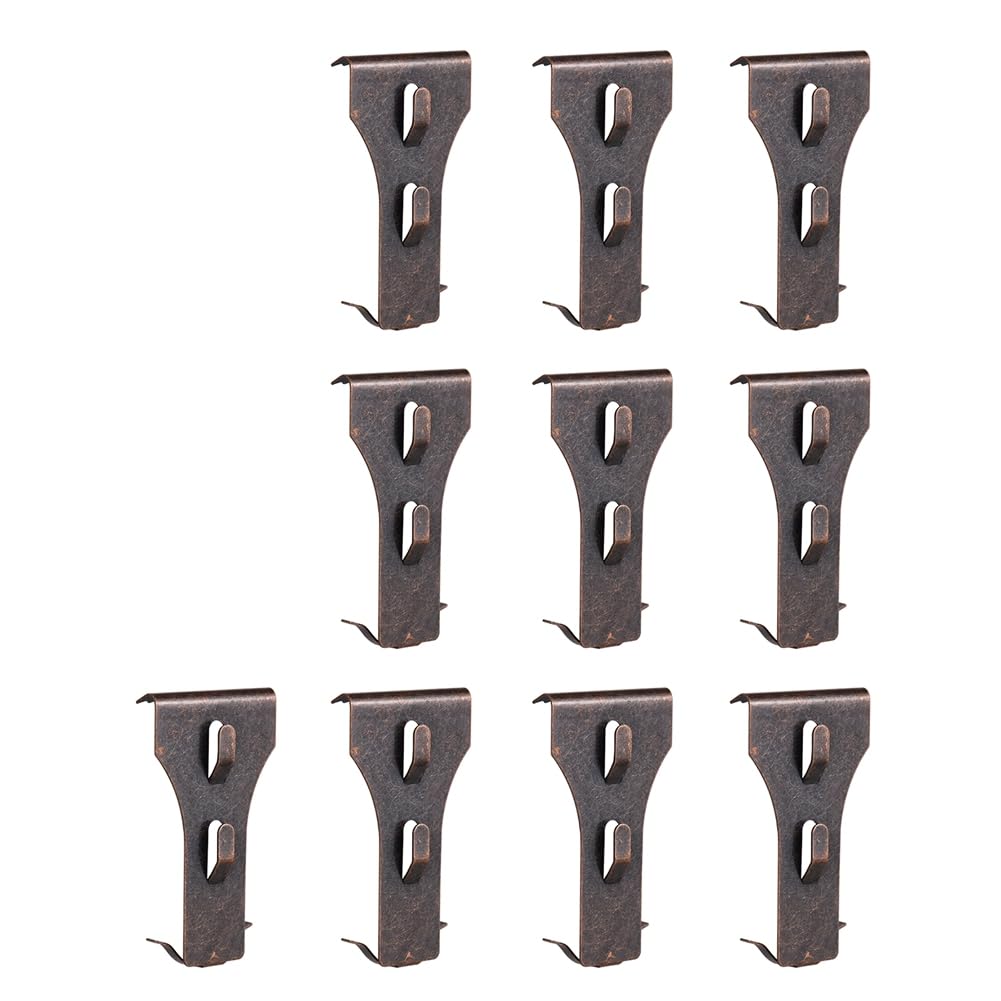 Aundhegrtt Brick Hook Clips 10 PCS for Outdoor for 60-70mm Bricks No Drilling Required for Hanging