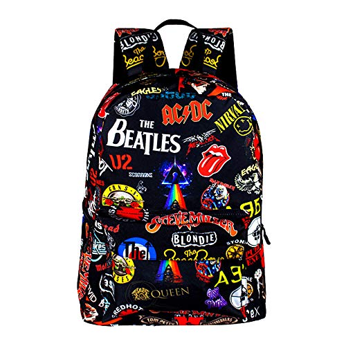 ACDC Mochila Casual clásica Viaje Profesional Bolsa Ligera Delgada para computadora