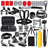 Diese GoPro Zubehör-Kit ist kompatibel mit GoPro HERO 7 GoPro HERO 6 GoPro HERO 5 Apeman A66/A70/A80 GoPro Hero Session GoPro hero4/3 +/3/2/1/.