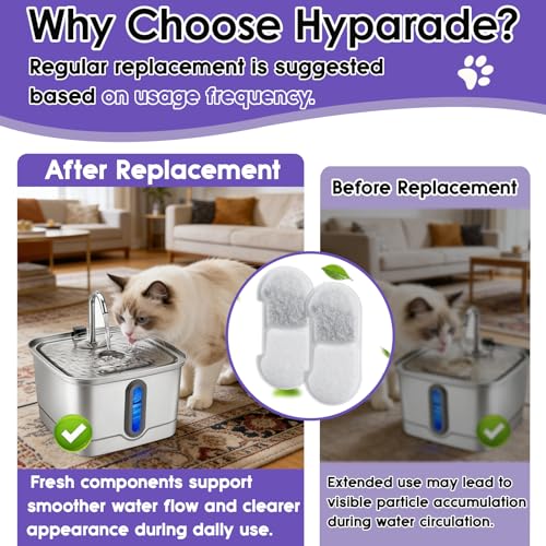 Filtros de repuesto para fuente de agua para gatos miniatura 6
