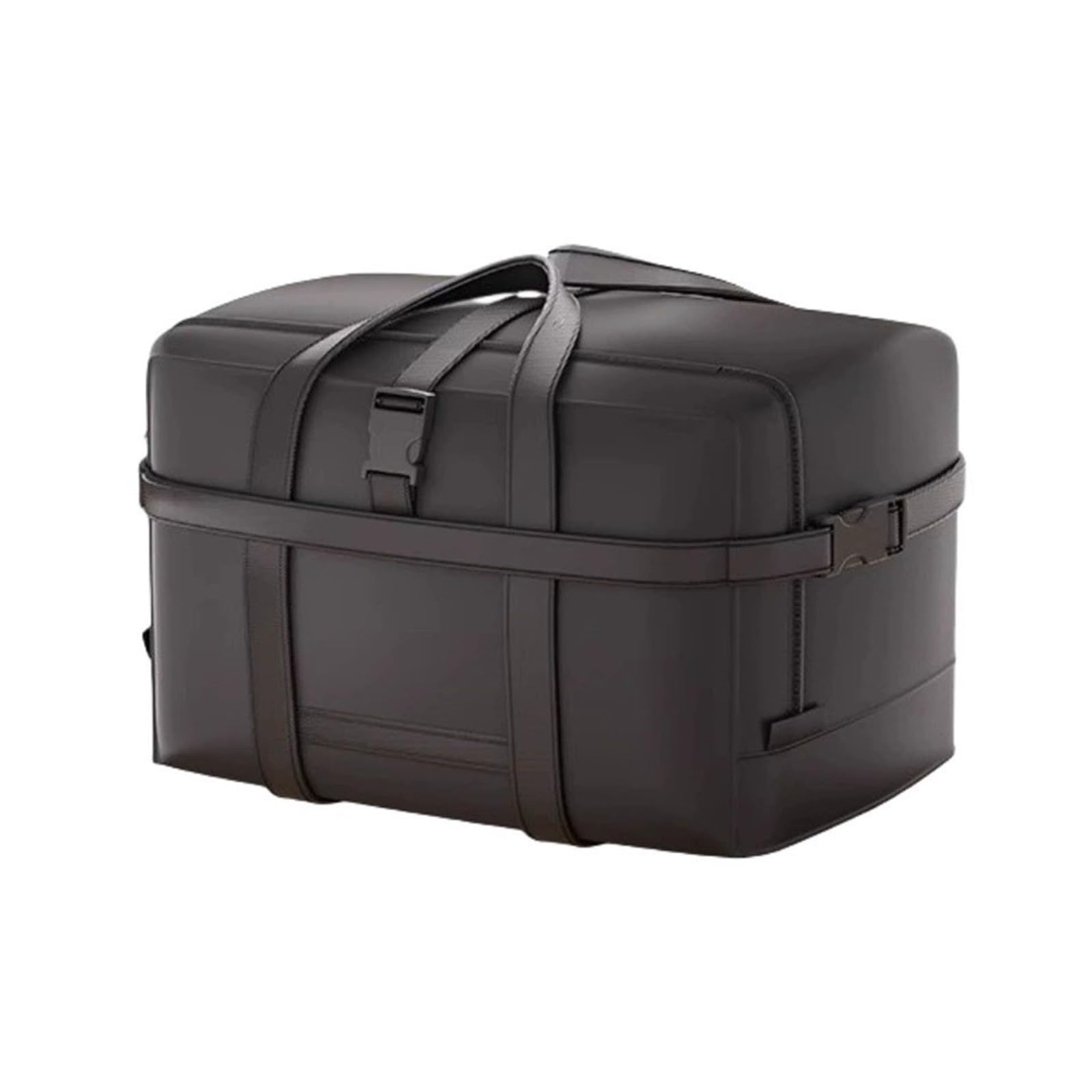 Large Capacity Oxford Storage Duffel Bag, Foldable Moving Packing Bag, Luggage Check-in Bag for Clothes Quilt Travel Household Organizer(Black,60x29x43cm)