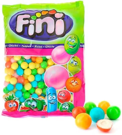 BOLAS CHICLE Chicles en bolos Surtido sabores Reposición 1 kg 16 mm