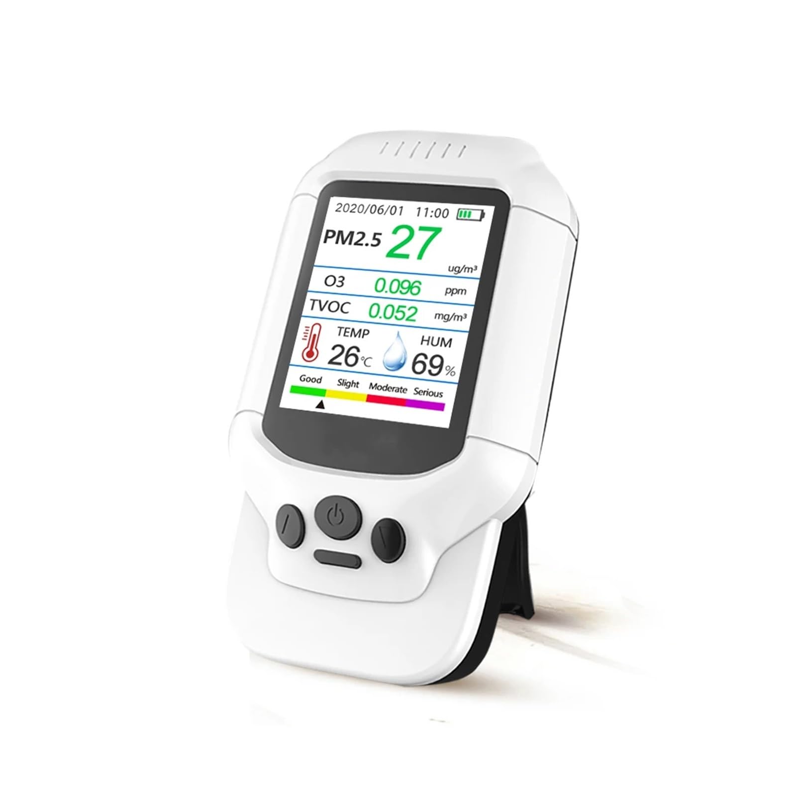 Rilevatore Di Ozono Portatile, Misuratore Intelligente Multifunzionale, Sensore Gas, Analizzatore, Monitor A Qualità 'aria Ad Alta Precisione,Prestazioni Affidabili
