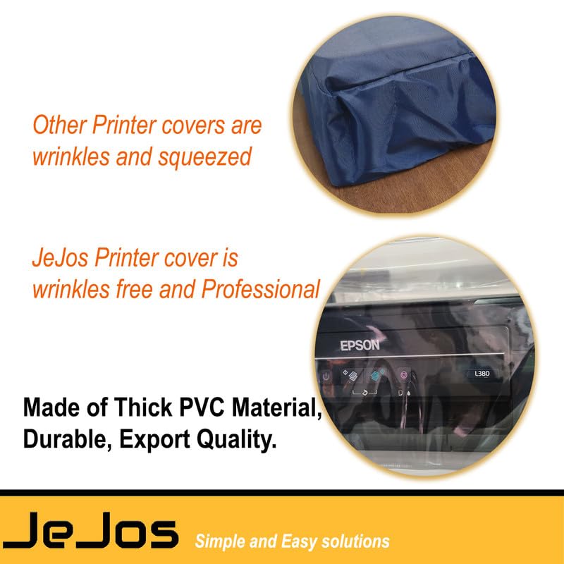Image of Dust Cover For Epson Ecotank L3260 L3560 L4260 L3256 L3252 L3251 L3250 L1250 L3210 L3211 L3200 L3216 Colour Printer Cover(Water Proof Protective Cover),Black