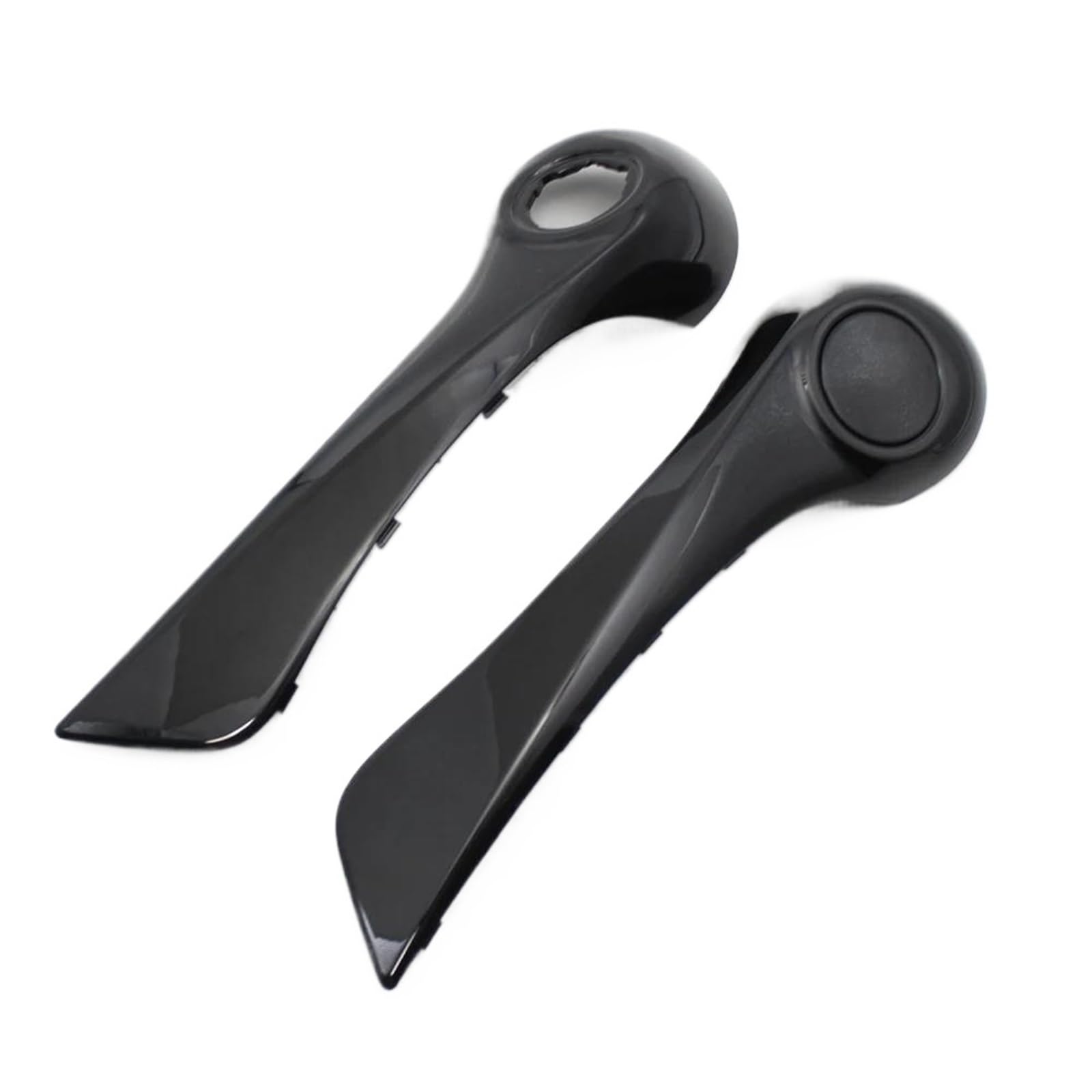 WEFOLEN for Renault for Koleos I 2008-2016 LHD Front Left Right Car Interior Door Pull Handle Exterior Cover Car Inner Door Pull Handle(Cover-Polished)
