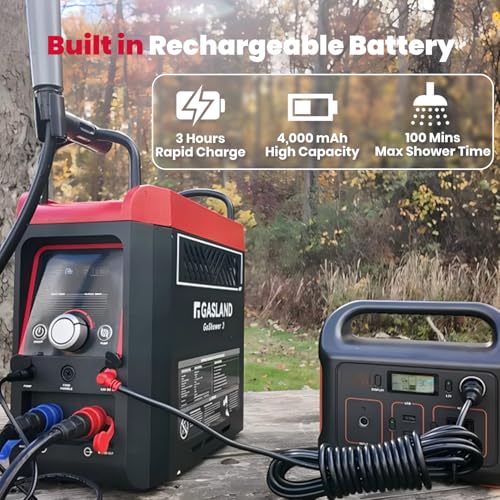GASLAND G3MAX Calentador de Agua y Bomba de Ducha Portátil a Propano para Camping y RV miniatura 4