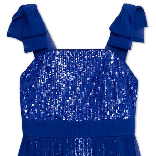 Speechless Girls' Sequin Maxi Party Dress with Chiffon Walk-Through Skirt4