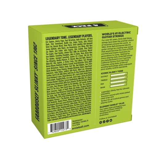 Image of Ernie Ball Regular Slinky Nickel Wound Electric Guitar Strings Amazon Exclusive 4-Pack - 10-46 Gauge