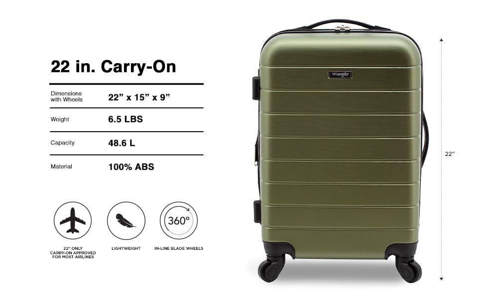 Wrangler Smart Spinner 22-Inch