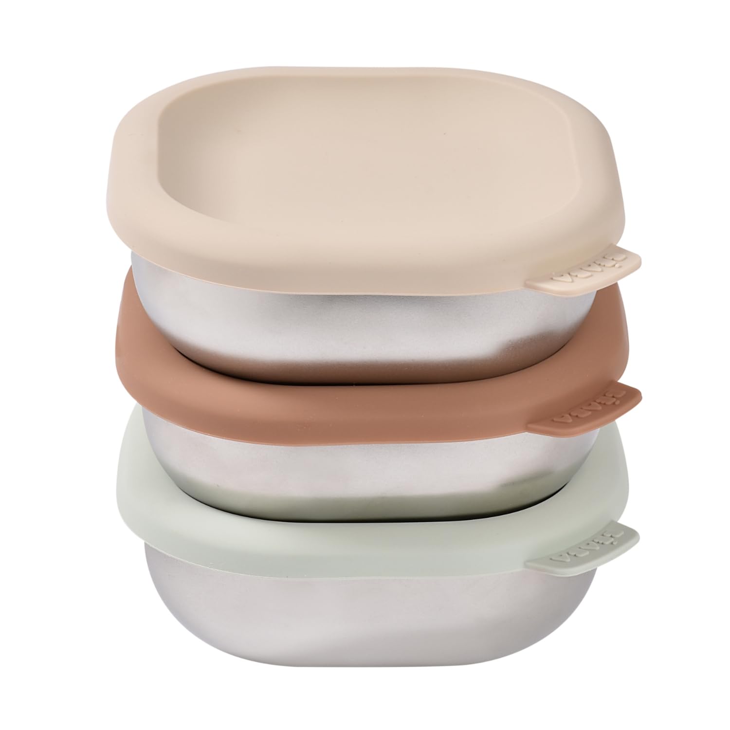 BÉABA Pots Repas Bébé Inox Pots Repas Bébé Inox – Évolutives Purées & Goûters