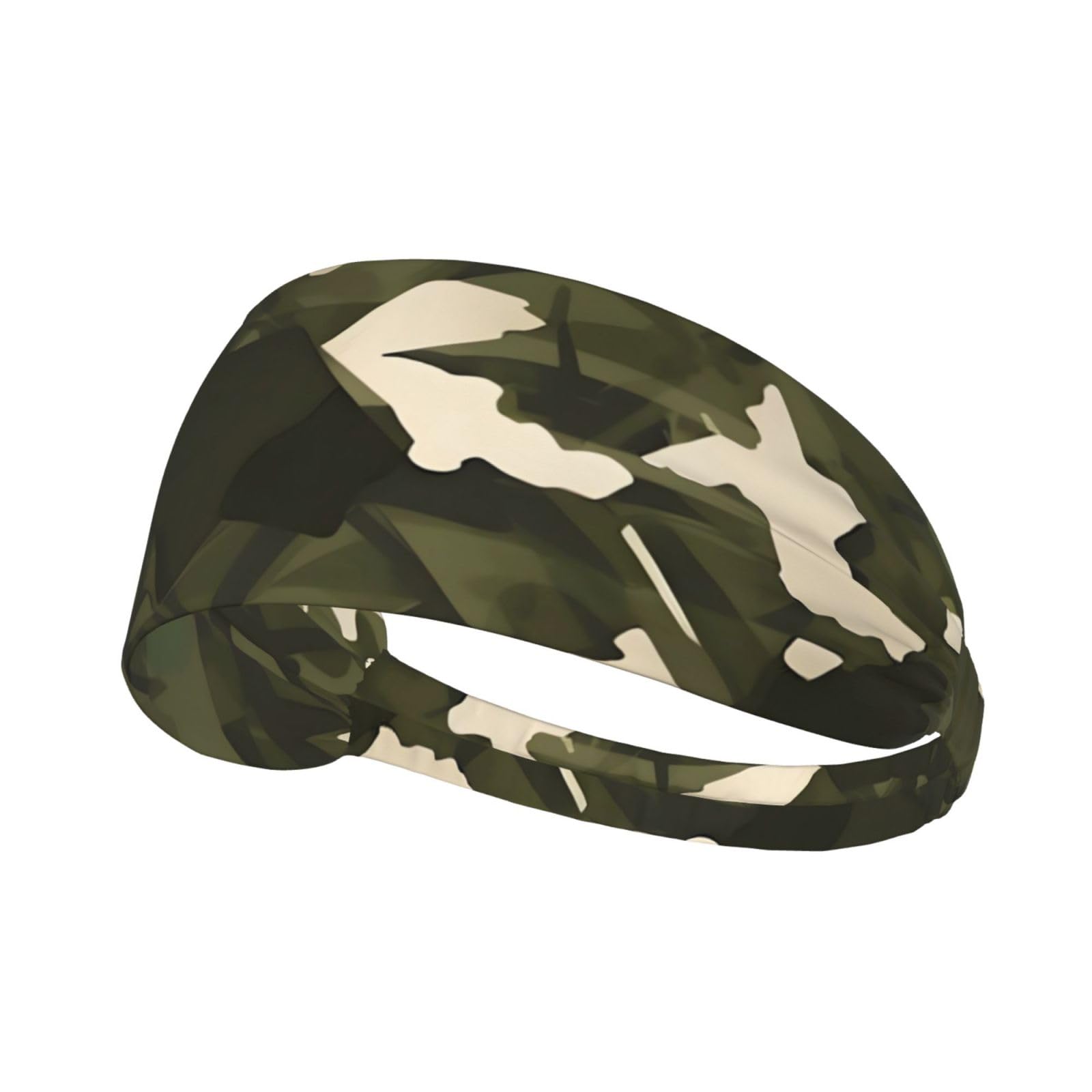WHJWXC Bandeau élastique Pour Homme Et Femme Motif Camouflage Militaire Pour Yoga Fitness