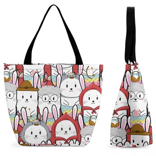 Sac à main lapins mignon pour femme le sourire au quotidien en voyage