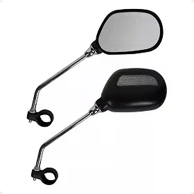 Espelho Retrovisor Ajustável para Bicicleta MTB e Speed – Grande Alcance, Rotação 360°, Vidro Resistente, Retrovisor de Ciclismo para Maior Segurança, Ideal para Bicicleta de Montanha Bike Motorizada