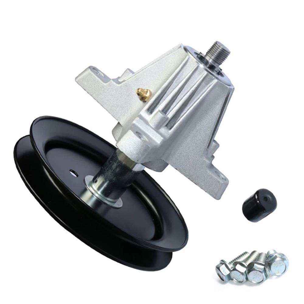 Husillo para cortacésped para Cub Cadet MTD 918-04822A 918-04822B 618-04822 918-04889 30-8001 14328 82-058 con perno de polea y ajuste Zerk