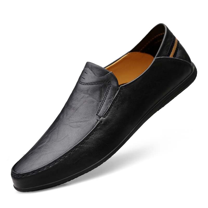LUODENGLANGLoafer Premium Genuine Leather Men's Casual Shoes Slip On Mens Driving Penny Loafers for Men Lightweight Breathable