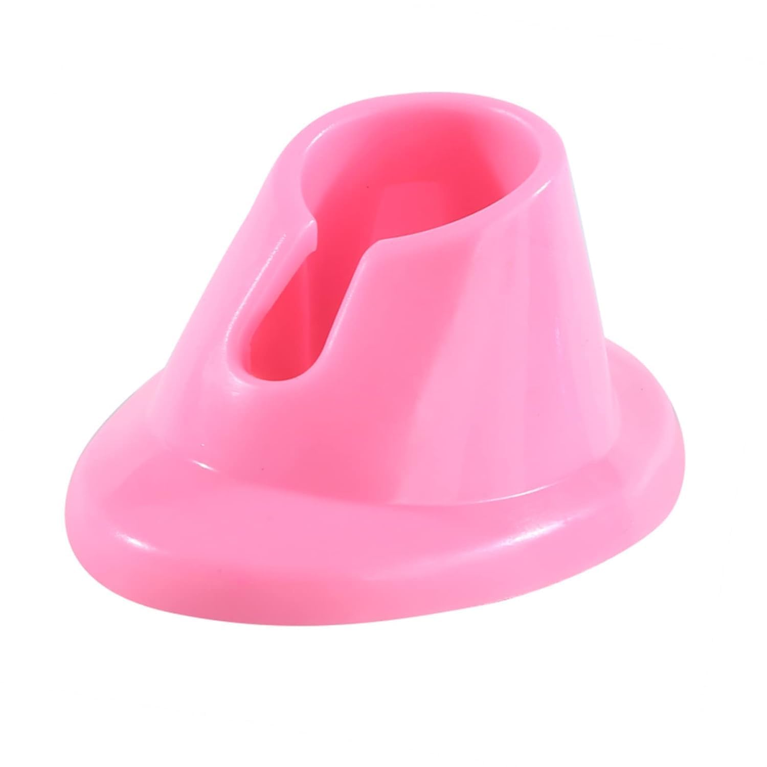 Wwyan Pink Soft Rubber Nail Polish Bottle Holder Bottle Stand Manicure Display Tools Nail Art Supplies for Nail Organizer Display Nail Art and Polish