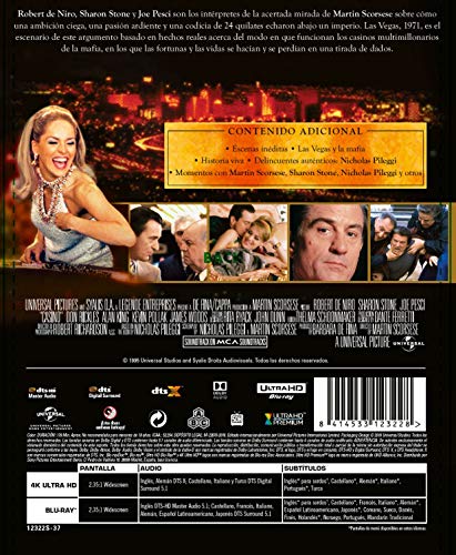 Casino - Edición Especial Metal (4K UHD + BD) [Blu-ray]