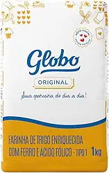 Farinha De Trigo Tipo 1 Globo Original 1 Kg - Embalagem De Papel