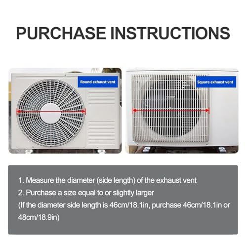 Déflecteur air climatiseur extérieur pour balcon et terrasse - 58 cm - 5