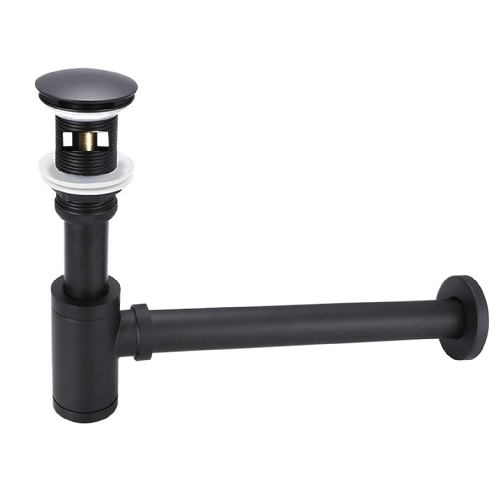 Sifón de drenaje for lavabo baño, sifón for botella, filtro emergente moderno, juego tapón Para Lavabo De Baño y Lavabo(Fullset Overflow)
