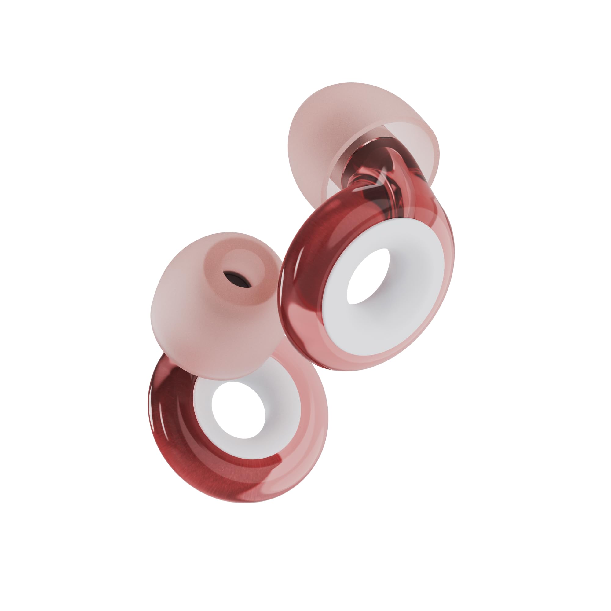 LoopEngage Plus Earplugs – Low-level Noise Reduction with Clear Speech – for Conversation, Social Gatherings, Noise Sensitivity and Parenting – 8 Ear Tips + Extra Accessories – SNR 16 dB - Rose