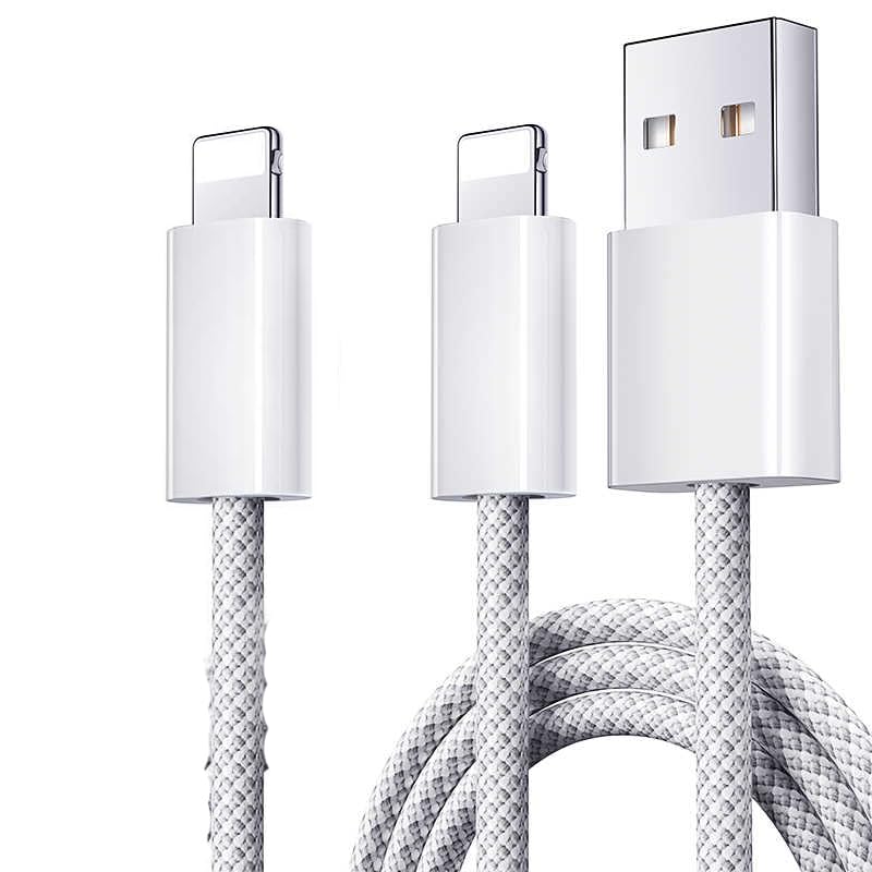 AUNC iPhone Charger Cable, Apple Lightning Cable 2Pack 3FT/1M Braided Long iPhone Charger Lead USB Fast Charging Cable for with iPhone 14/13/12/12 mini/ 11/11Pro/Max/X/XS/XR/XS Max/iPad and More