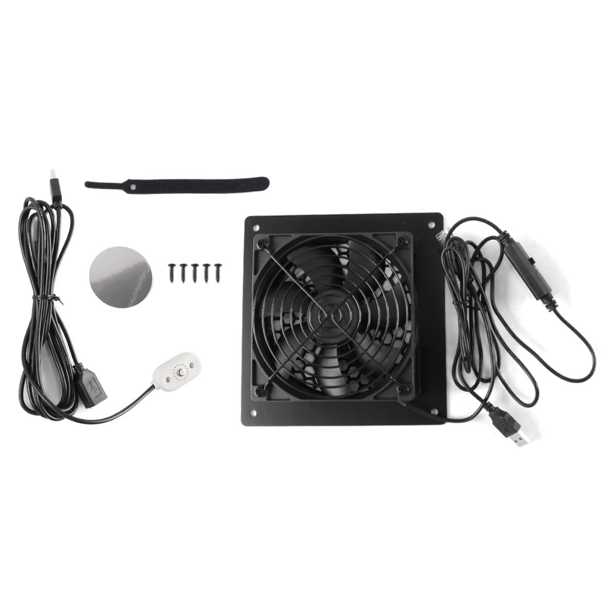 Orivin USB Cooling Fan with 3-speed Settings for Ventilation Cooling, and Smoke Extraction (with Temperature Control 0-30°C