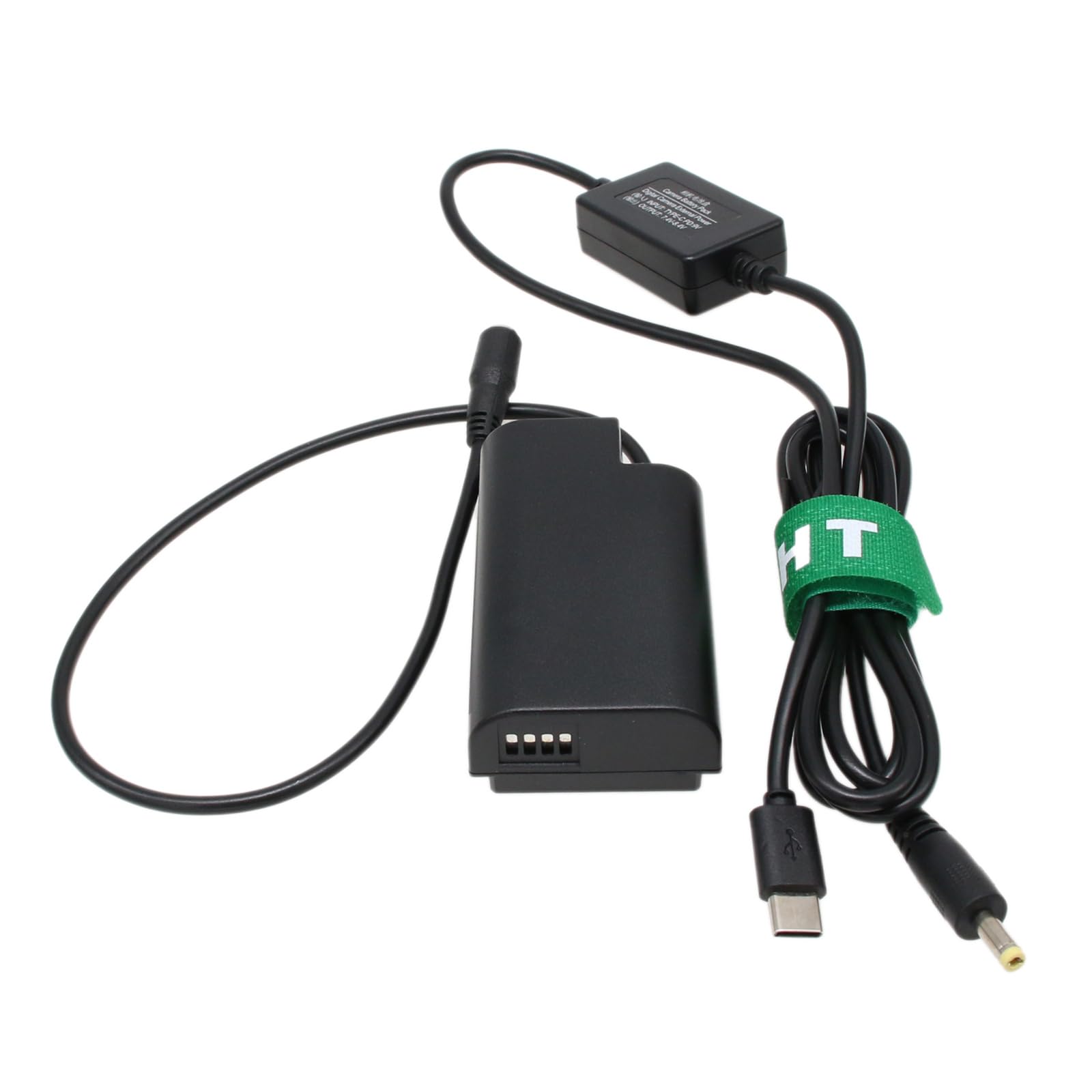 Acoplador De CC DMW-DCC16 Batería Ficticia Con Cable D-Tap – Montaje En V Para Panasonic Lumix DC-S1, S1M, S1H, S1R – Alimentación Externa