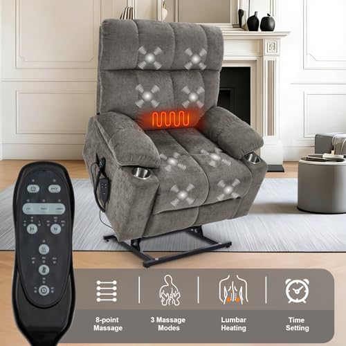 Sillón Plegable Chenille Gris miniatura 7