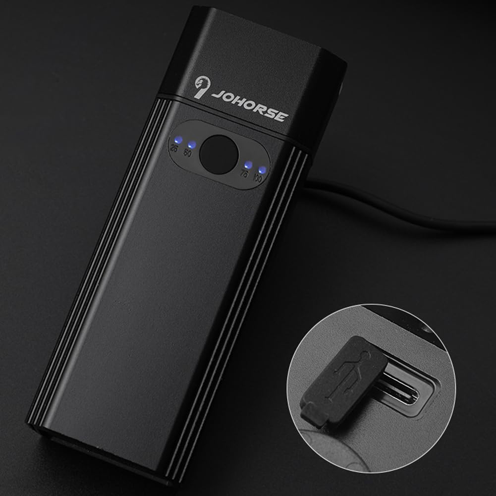Lampka rowerowa ładowana przez USB, 1200 lm, przednia lampa rowerowa do jazdy nocnej, stop aluminium, lampa baterii 2400 mAh