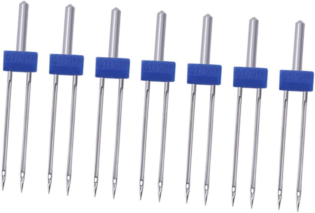 ARTSEWPLY 1Bag Electric Double Needle Sewing Machine Needle Kit Twin Needles for Household Use Durable and Easy to Use for Crafting and Mending Projects