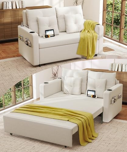 3-in-1 Convertible Sleeper Sofa Bed with Storage