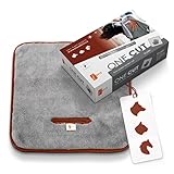 fens One Cut Plush Tierwelt - innovatives Mikrofasertuch für Hund, Pferd, Katze... 800gsm, 40x40cm, super weich und schonend. Hundehandtuch