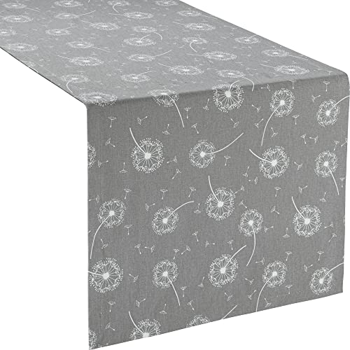 Erwin Müller Tischläufer fleckabweisend grau Größe 40x170 cm