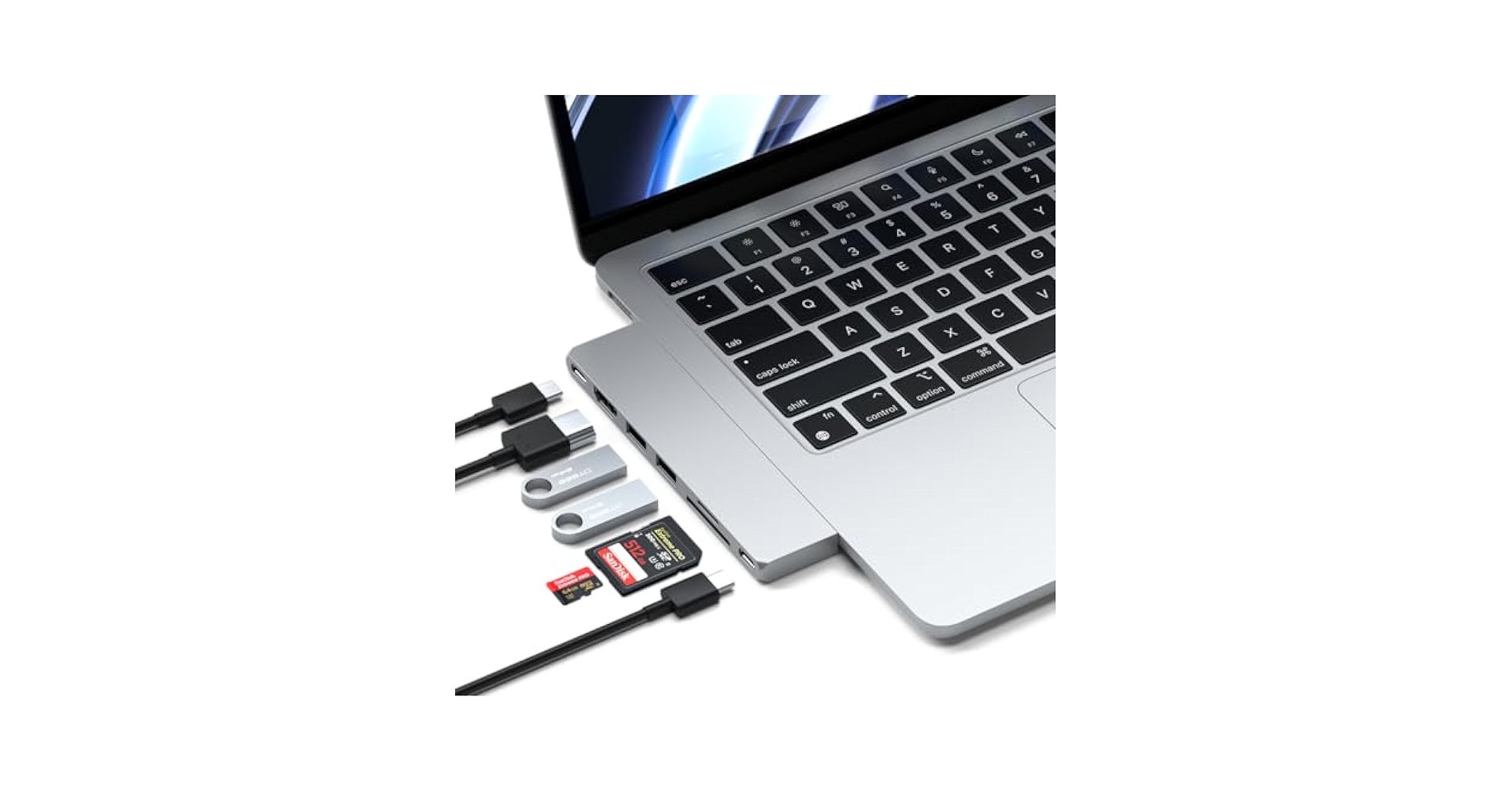 Amazon.com: Satechi 7 in 1 USB C Hub Multiport Adapter Pro