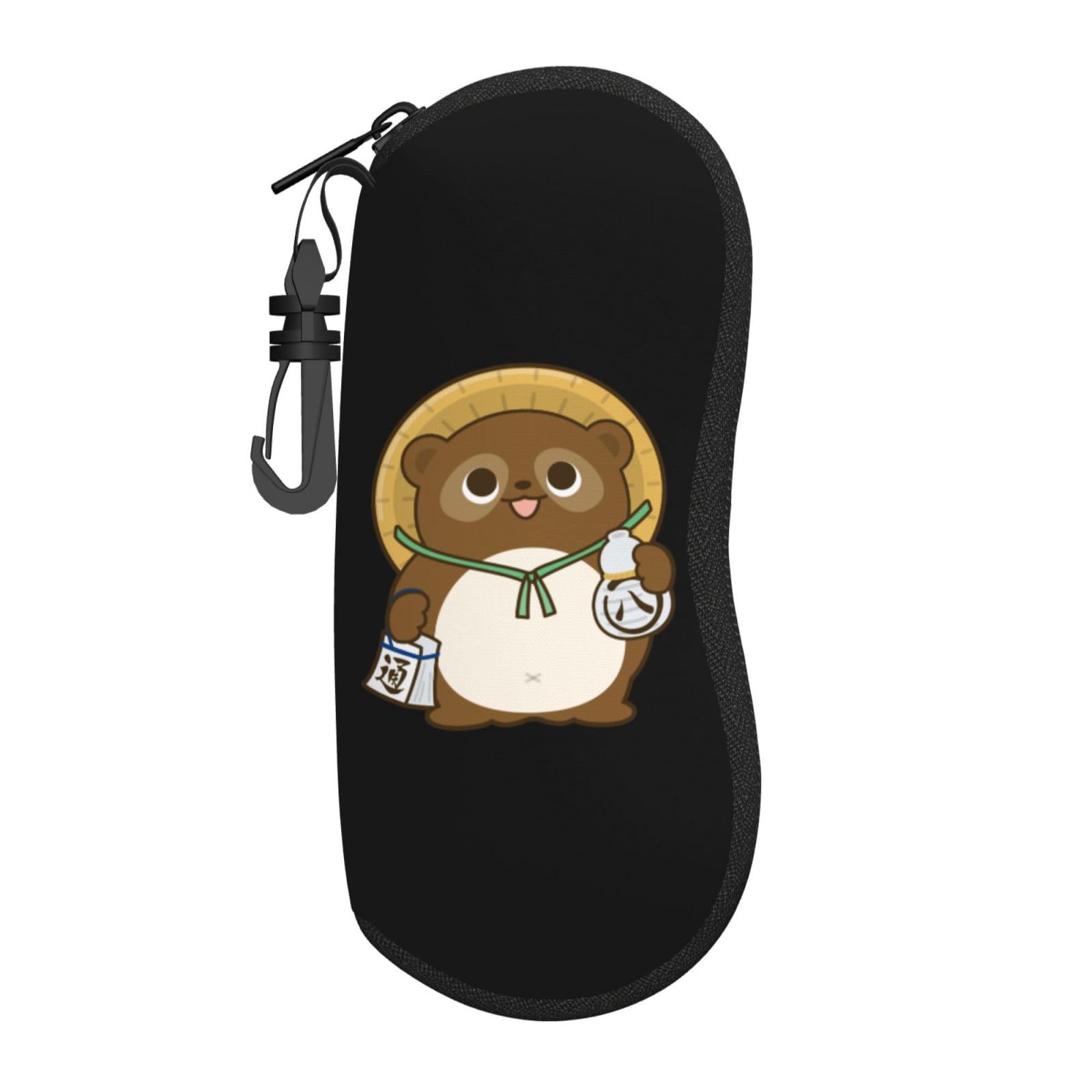 Shigaraki Tanuki Raccoon Dog Glasses Case Compact Sunglasses Holder Japan
