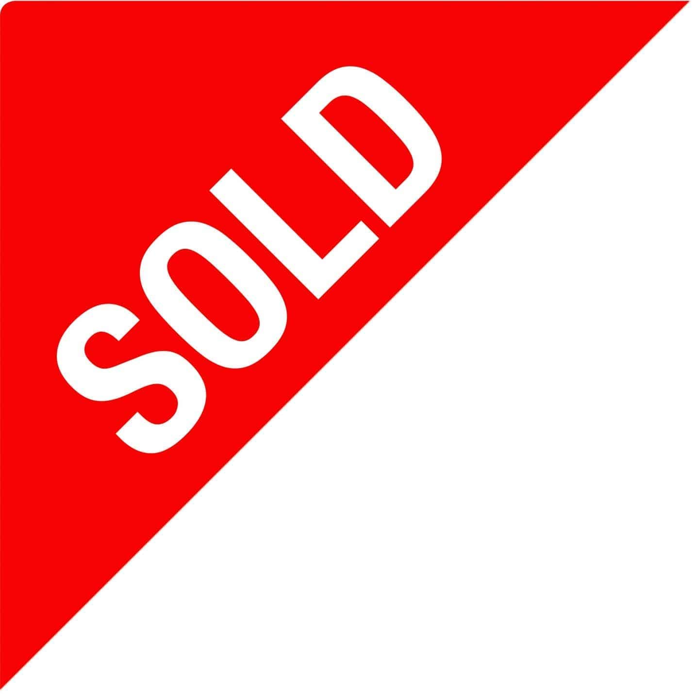 Permanent Adhesive - Estate Agent Stickers - 67 x 67 x 94mm Triangles, 500, Sold