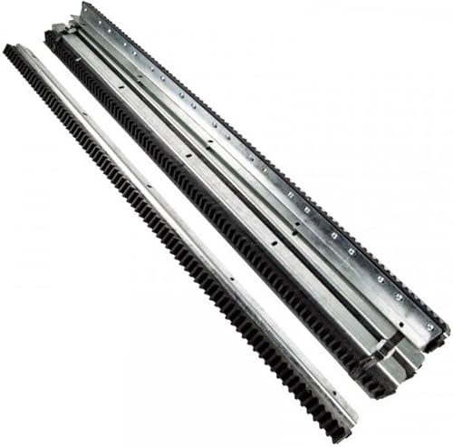 Nylon Rack Galvanised 2M | Nylon Teeth, Galvanised Steel Bracket