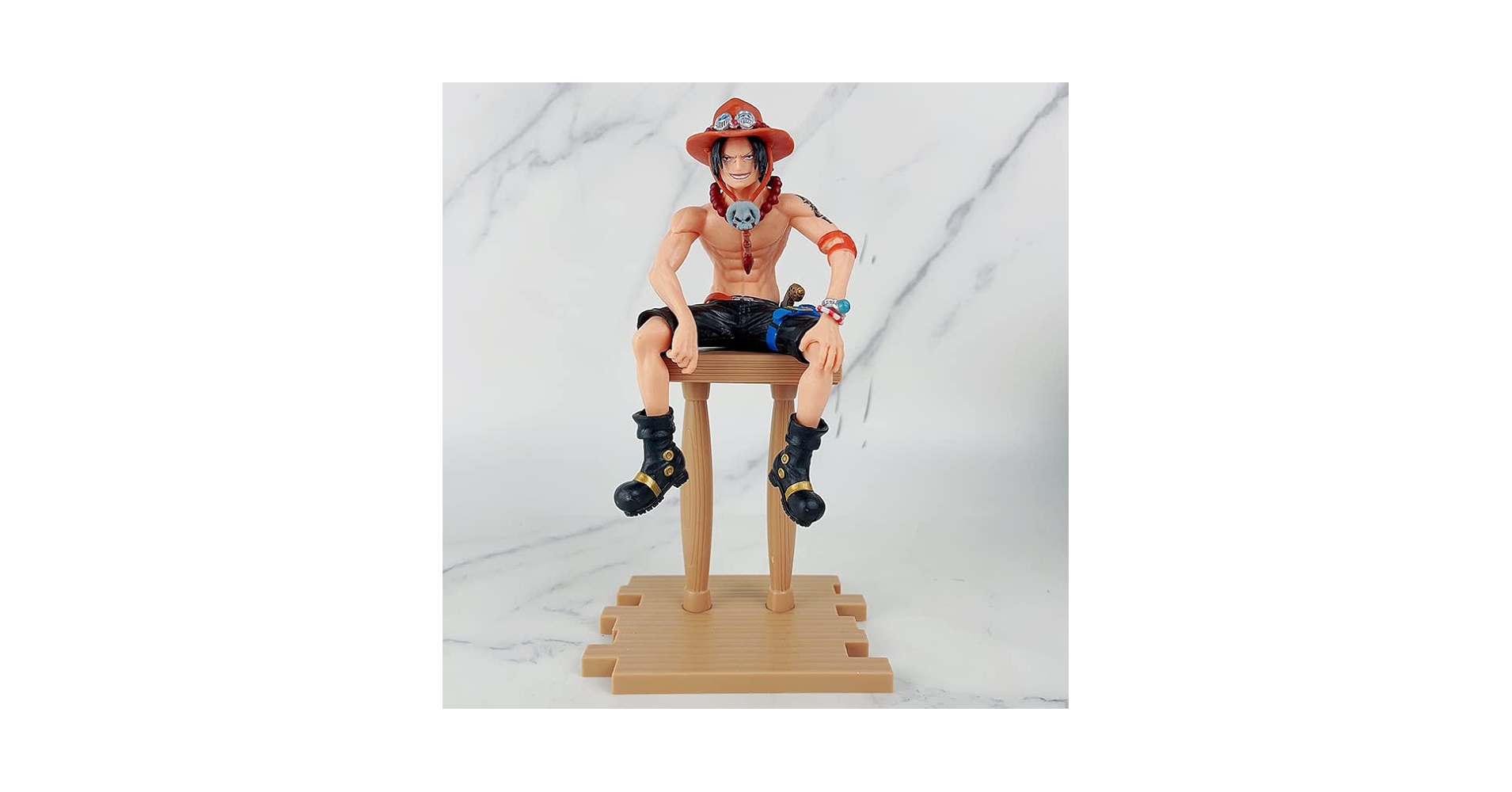 新品アニメワンピースエースPVCコレクションフィギュアトイギフト11インチ Amazon | 18cm 戦災エースアニメフィギュア-ワンピース