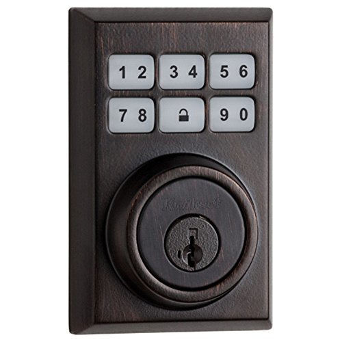 910CNT ZW500 11P SMT CP Z-Wave Contemporary Deadbolt - Venetian Bronze