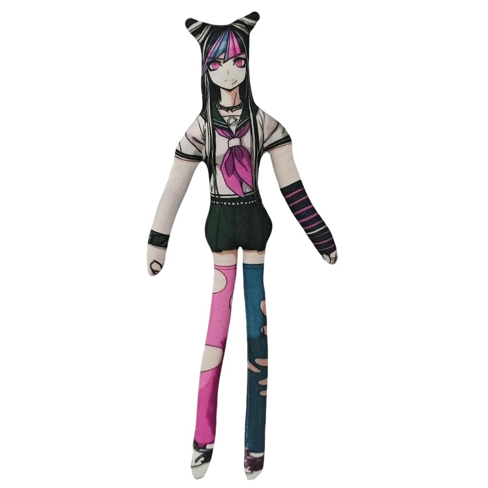 Zhongkaihua Mioda Ibuki Plush Figure Soft Stuffed with Twistable Human-Shaped Funny Ornaments Anime Pillow Throw Decorations 28CM