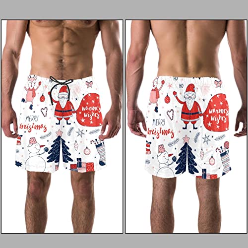 Short de plage à séchage rapide JDEZ pour un Noël au soleil