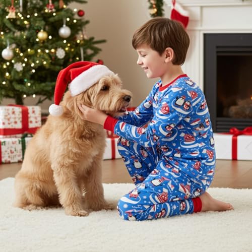 Image of PATPAT Toddler & Kids Pajama Sets with Bamboo Viscose, Snug Fit Pjs for Girls, All-Season Comfort Sleepwear, Ages 2-12 Years
