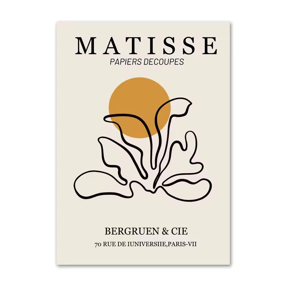 Henri Matisse peinture et estampes art mural abstrait sans cadre