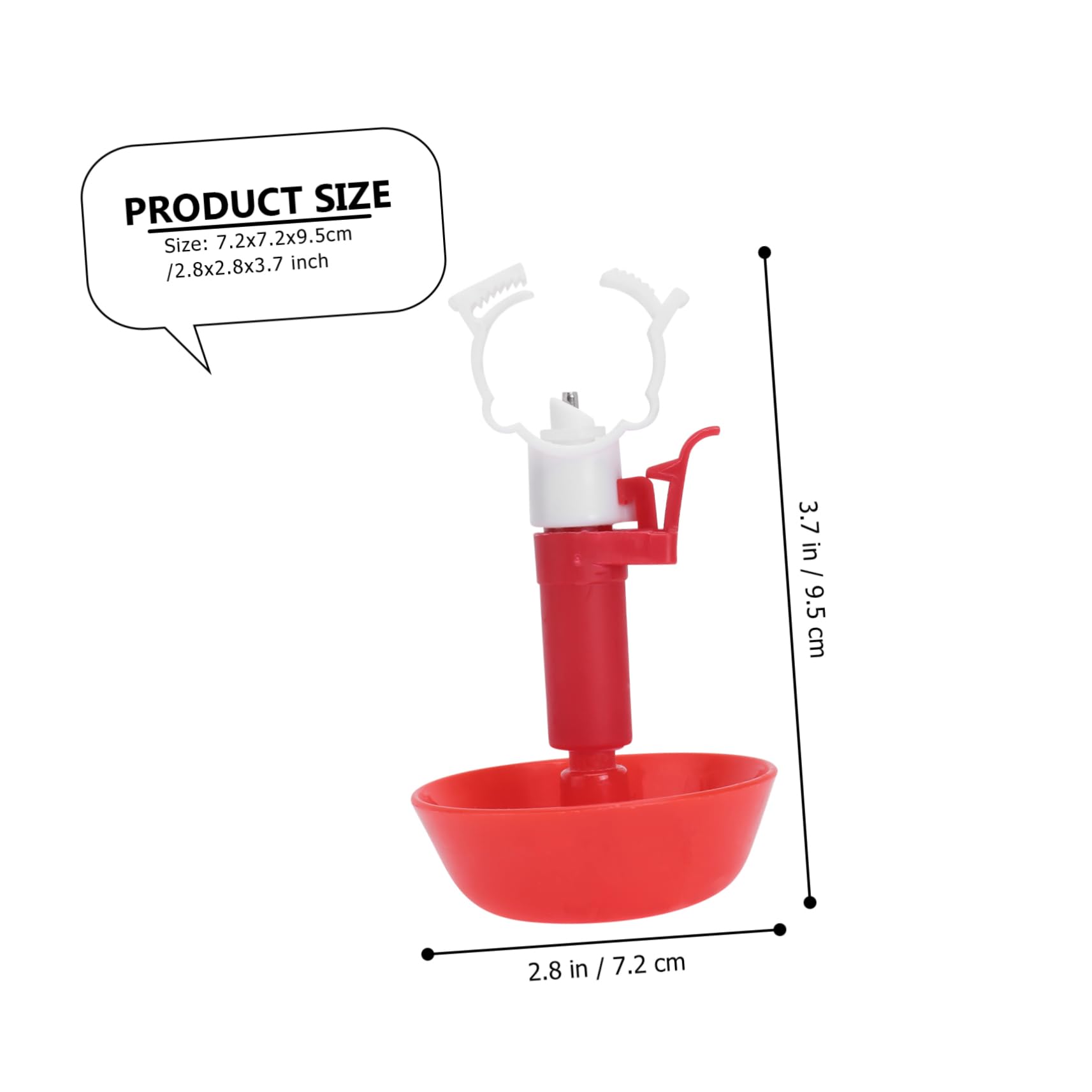 SEWOART Automatic Feeder Water Drinking Cup Set Chick Water Bowls Bird Feeding Tools for Chickens Geese Pigeons