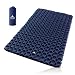 HIKENTURE Colchoneta Aislante para Camping para 2 Personas [Doble/Ultraligera] – Colchón Hinchable Dopplt tamaño pequeño de Paquete con Bolsa de Bomba, Extra Preparado para Dormir 115 cm Exterior