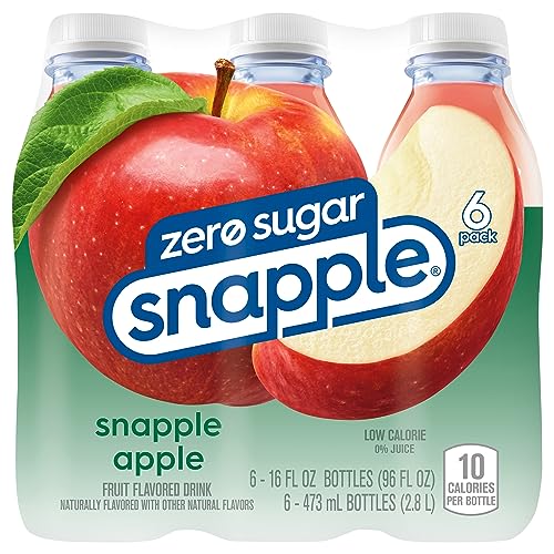 Image of Snapple Apple Zero Sugar Juice Drink, 16 Oz (Pack of 6)